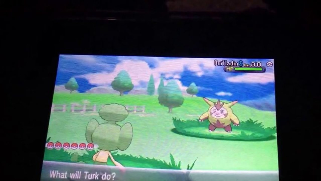 Pokemon Y: Second Shiny Pansage After 563 REs After The First!