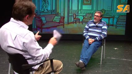 121113 entrevista joaquin ramos director de 4 gags, compañia de teatro local