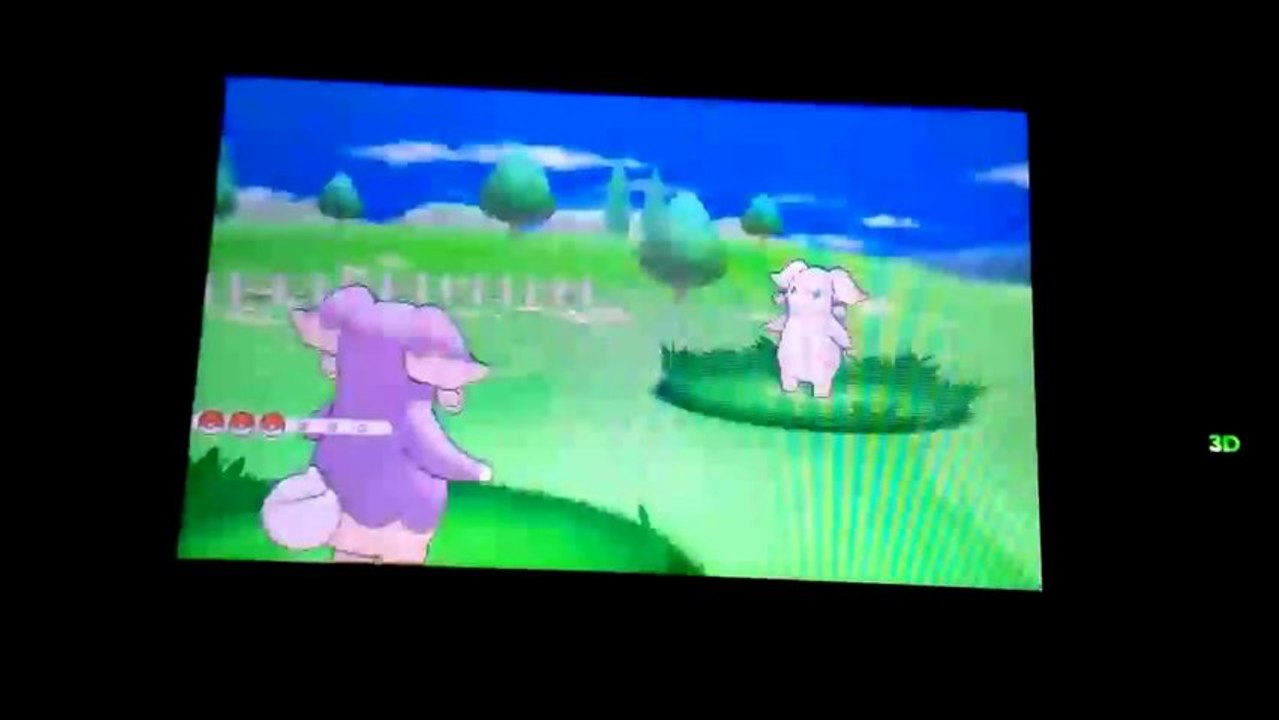 Pokemon Y: Shiny Audino Randomly Appears!