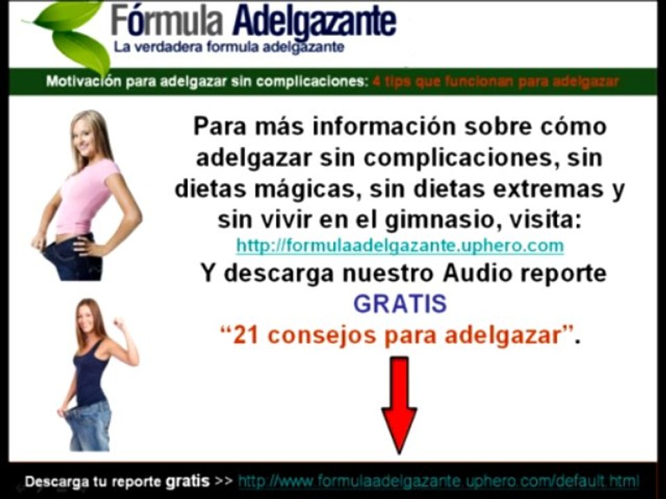 Tips para adelgazar
