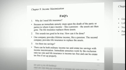 Phillip-Wasserman-Insurance-Income Maximization