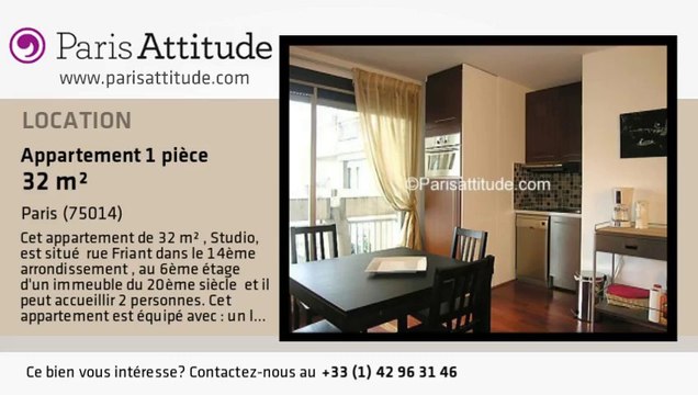 Appartement Studio à louer - Alésia, Paris - Ref. 7018