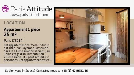 Appartement Studio à louer - Plaisance/Pernety, Paris - Ref. 3377