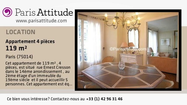 Appartement 3 Chambres à louer - Montparnasse, Paris - Ref. 2028