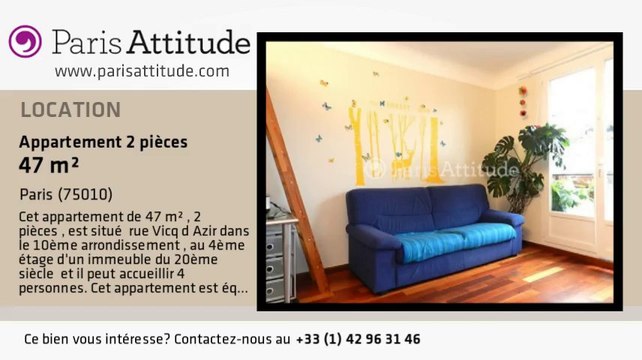Appartement 1 Chambre à louer - Canal St Martin, Paris - Ref. 8113