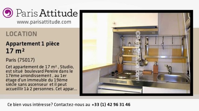 Appartement Studio à louer - Porte Maillot/Palais des Congrès, Paris - Ref. 2288