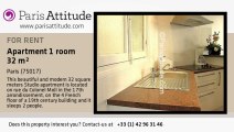 Studio Apartment for rent - Arc de Triomphe, Paris - Ref. 3109