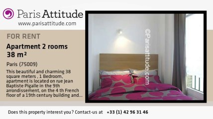 1 Bedroom Apartment for rent - Notre Dame de Lorette, Paris - Ref. 6125