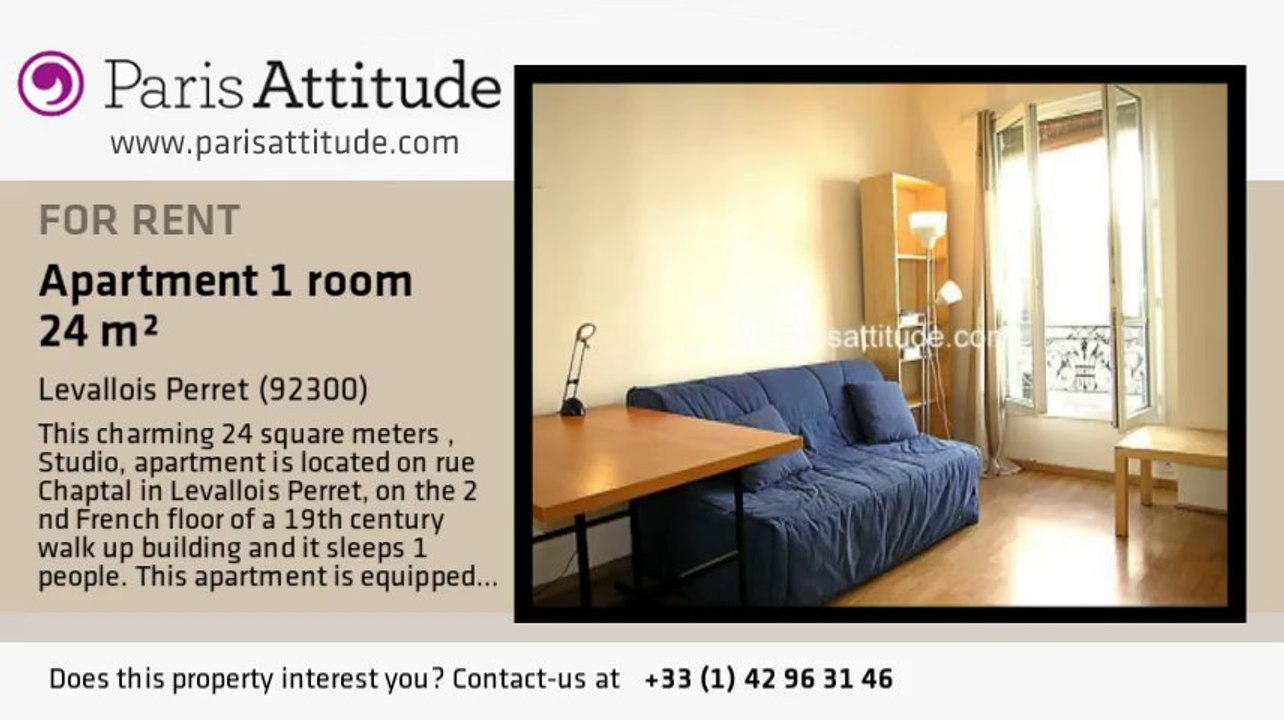 Studio Apartment for rent - Levallois Perret, Levallois Perret - Ref. 4854