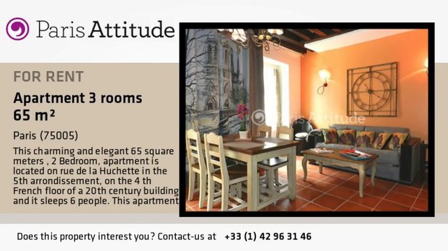 2 Bedroom Duplex for rent - Quartier Latin/St Michel, Paris - Ref. 8506