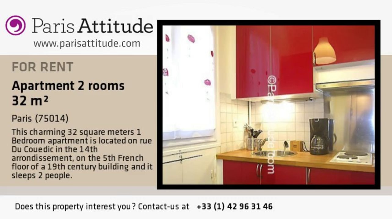 1 Bedroom Apartment for rent - Alésia, Paris - Ref. 4519