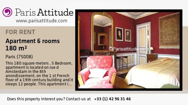 5 Bedroom Apartment for rent - Batignolles, Paris - Ref. 7412