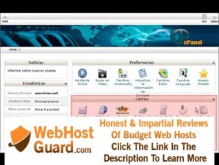 cPanel Hosting - Introducción a cPanel