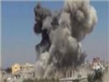 دمار واسع لمدينة نوى بدرعا