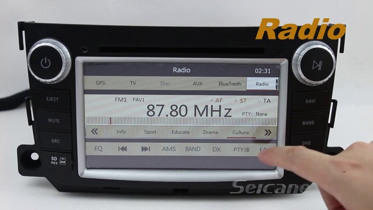 HD TFT LCD Touch screen mp3 mp5 for Mercedes Benz Smart Fortwo dvd gps radio