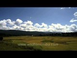 Ziro rice plains and beautiful clouds: Timelapse in Ziro