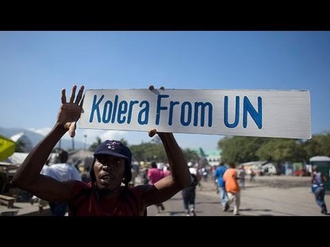 U.N. sued over Haiti's cholera epidemic that killed thousands of people