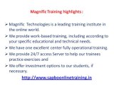 online training on sap bo(business objects)@magnifictraining.com