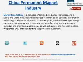 China Permanent Magnet Industry