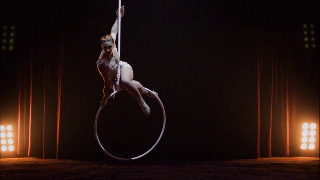 CHLOE GARDIOL-aerial ring-presents Art agency Valentino