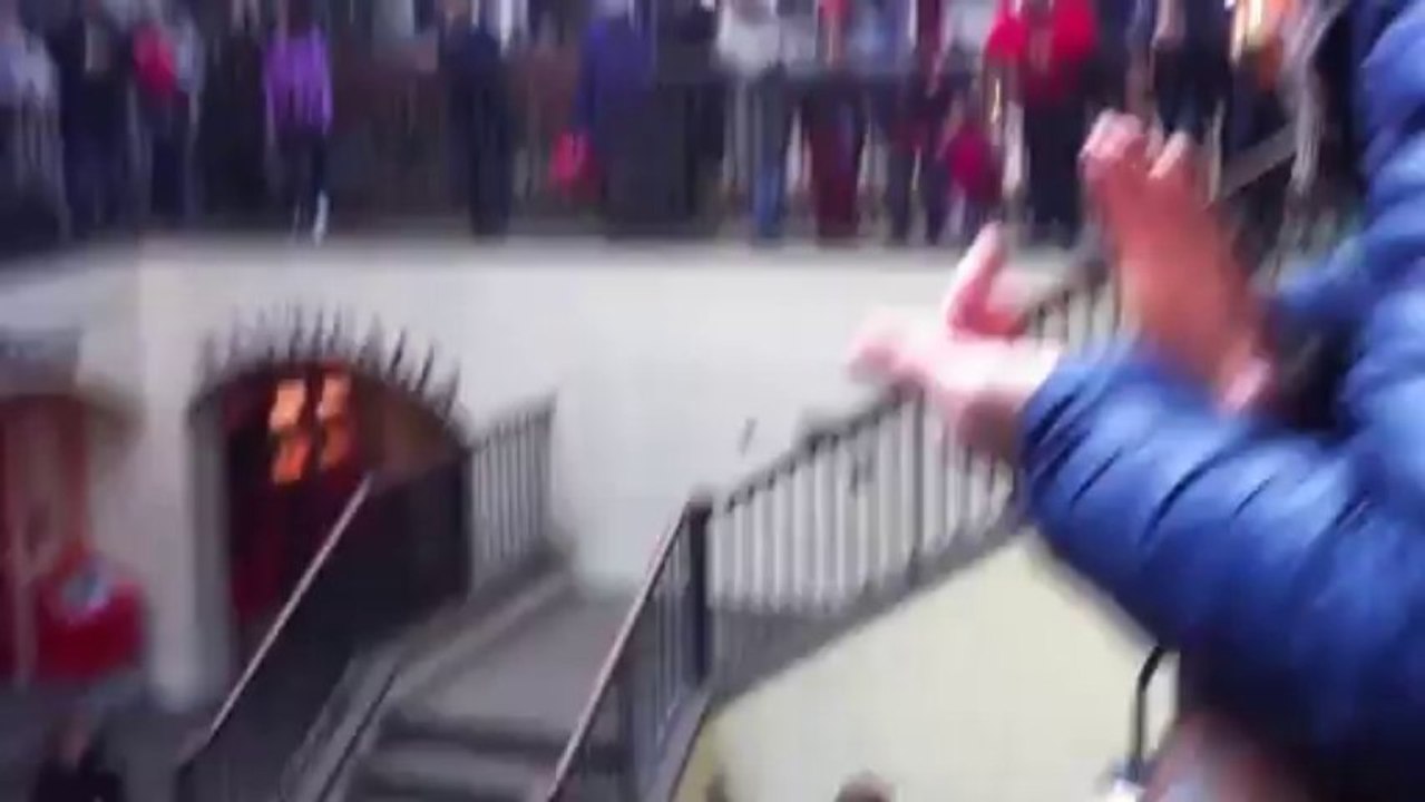 Street Musicians playing the cancan dance's music