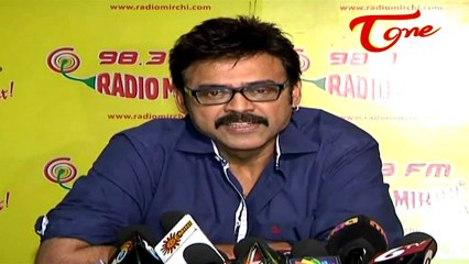 Venkatesh Promotes Masala Movie at Radio Mirchi