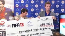 Messi agradece el apoyo de sus fans en las redes sociales