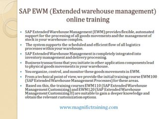 sap ewm ppt