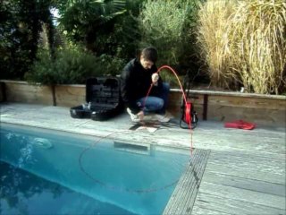 video camera passage canalisations de piscine