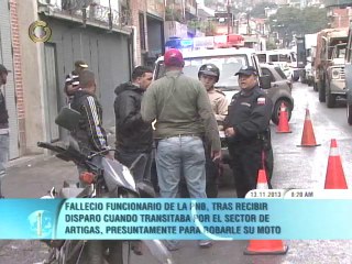 Muere de un disparo funcionario de la PNB en presunto asalto