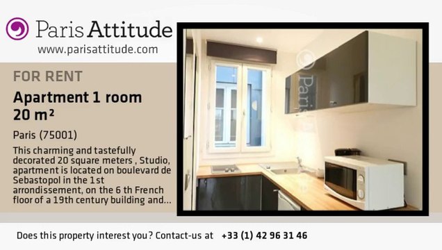 Studio Apartment for rent - Châtelet, Paris - Ref. 8335