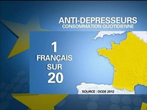 Tour d'Europe: la France n'est pas championne d'Europe en consommation d'antidépresseurs - 13/11