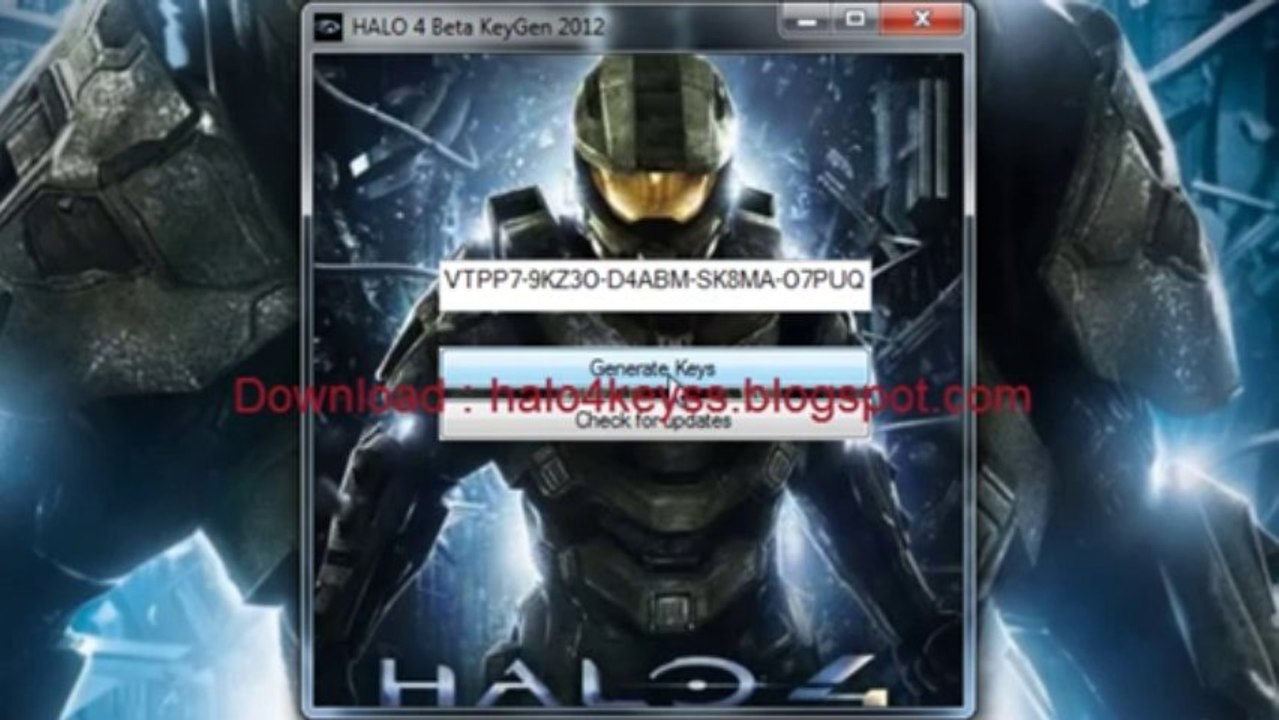 halo key generator [HALO4 Beta KeyGen 2013]