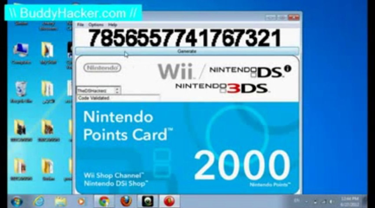 Watch Free Wii Points Code Generator V3.0 Updated And Fully Working!