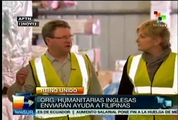 Reino Unido enviará ayuda humanitaria a Filipinas