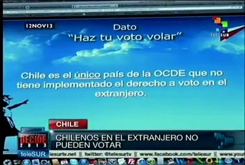 Chilenos en el extranjero podrán emitir su voto simbólicamente