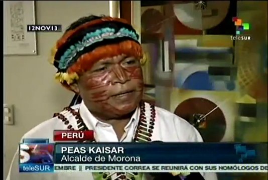 Indígenas achuar de Perú exigen inclusión en programas sociales