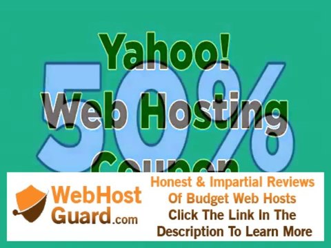 YAHOO WEB HOSTING COUPON