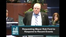 Toronto mayor admits he bought illegal drugs in heated council hearing