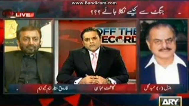 Farooq Sattar MQM got the right treatment by Gen. Hameed Gul