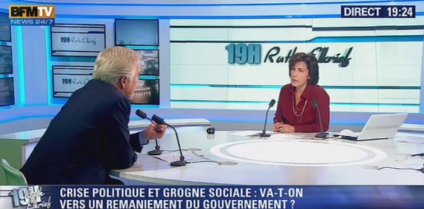 François Rebsamen, l'invité de de Ruth Elkrieff sur BFMTV.