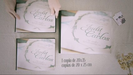 Albúm de bodas - Impresión fotográfica - El dia de