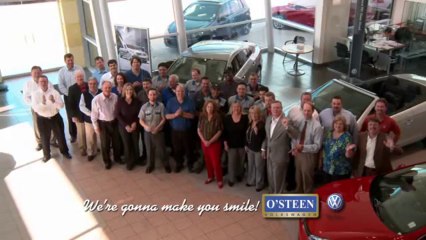 O'Steen VW Passat Sign then Drive