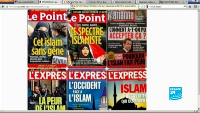 MEDIAWATCH - Far-right magazine's racist cover targets French Justice Minister