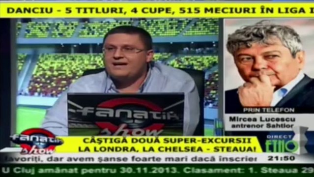 Mircea Lucescu la FANATIK Show (13.11.2013)