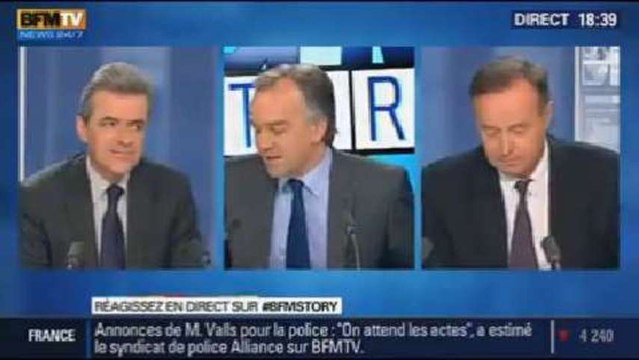 BFM Story: les propos de Peillon sur les rythmes scolaires: débat entre deux maires - 13/11