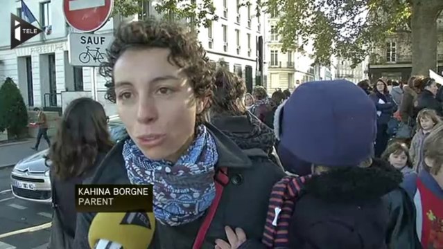 Des parents d'élèves soutiennent la grève contre les rythmes scolaires