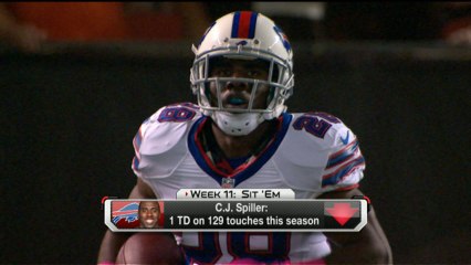 'NFL Fantasy Live': Start 'Em, Sit 'Em Week 11