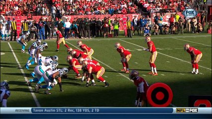 Kaepernick brought down by Panthers