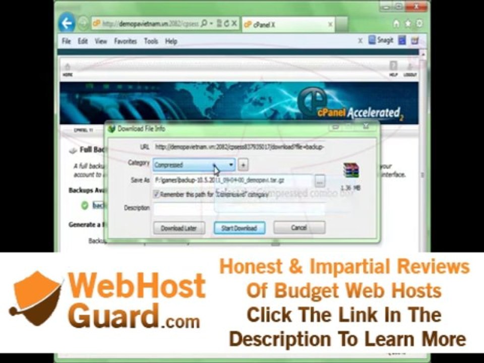 Hướng Dẫn Backup Hosting Trong Cpanel